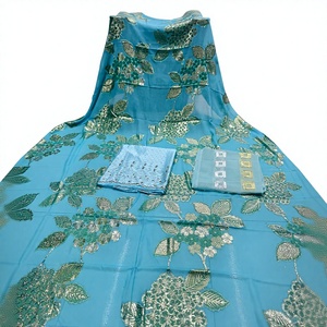 A.K.TRENDY DIER01 เสื้อผ้าคังกาหรูหราเป็นมิตรกับสิ่งแวดล้อม ผลิตจากใยวิสโคส ปักลาย ไม่มีแขน ทรงหลวมสำหรับผู้หญิง-ชุดพิธีการแบบดั้งเดิม - Product Image 3