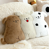 Ensemble de coussins en peluche chat et chien mignons pour enfants, cadeaux d'anniversaire, décoration de la maison et jeux quotidiens
