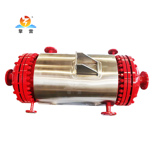 Condenseur de vapeur à échangeur de chaleur de type coque et tubes personnalisé pour les <span class=keywords><strong>gaz</strong></span> d'échappement et les <span class=keywords><strong>gaz</strong></span> de combustion des chaudières et réacteurs - Product Image 1