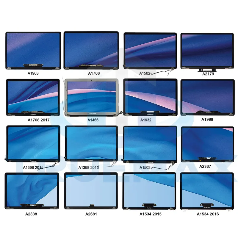 Macbook air pro a1502 a1534 a1707 a1708 a1990 a1932 a2337 a1989 a2179 a2338a2681スペアパーツ液晶ディスプレイの画面交換