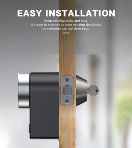 Tiêu chuẩn Châu Âu khóa ttlock app điều khiển từ xa phía trước BLE khóa điện tử thông minh khóa cửa đối với trang chủ - Product Image 5