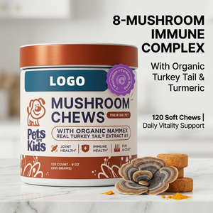 Poudre de Champignon Queue de Dinde pour Chiens – Soutien Immunitaire, Respiratoire, Digestif et Santé Cellulaire – Complément Alimentaire pour Animaux de Compagnie - Product Image 2