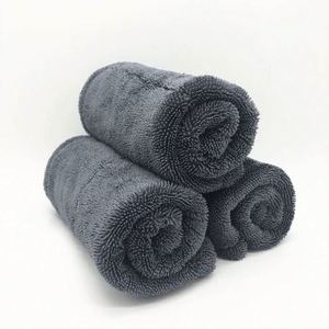 Toalla de Microfibra Ultra Absorbente de Doble Cara para Limpieza de Autos, Gruesa, 1200GSM, con Bucle Retorcido, 40X40cm - Product Image 1