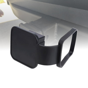 <b>Car</b> Tow <b>Hook</b> Cover 2 Inch Black PVC Protective Cap For Trailer Hitch Universal Fit - Product Image 1