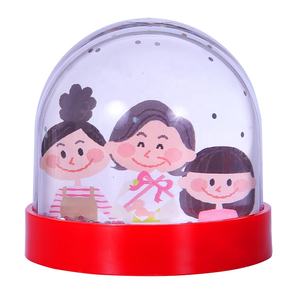 Tabella di cerimonia nuziale Bianco della Neve di Musica Box Dome sfera di Acqua di Plastica - Product Image 6