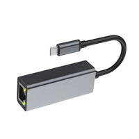 Adaptador USB 3.0 a RJ45 Ethernet de Aleación de Aluminio, Adaptador USB RJ45 de 1000 Mbps, Adaptador Hub USB