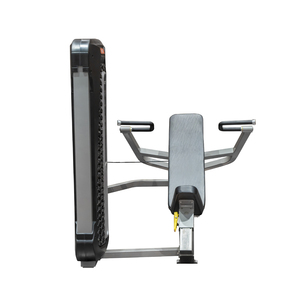 Machine à développer les épaules commerciale avec pile de poids de 70 kg, équipement professionnel de musculation pour l'isolement des deltoïdes - Product Image 2