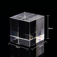 Bloc de verre K9 transparent de 40 mm vierge pour machine de gravure laser UV Xtool, vente en gros