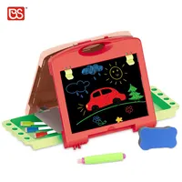 BS oyuncak çin üretir çanta katlanır çift yüzlü silinebilir çizim tahtasında yazı masası manyetik boyama oyuncak beraberlik seti çocuk için