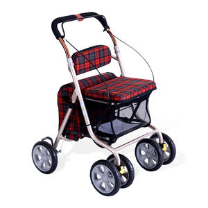 <b>Establish</b> Virtue And Stability Walker With Wheels Foldable Elderly Walking Aid For Mobility Assistance - Product Image 2