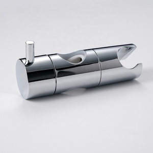 Support de <span class=keywords><strong>Douche</strong></span> <span class=keywords><strong>Universel</strong></span> Réglable à 3 Sections pour Barres Rondes de 19-25mm, en ABS Chromé, pour Usage Commercial - Product Image 3