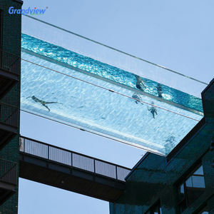 Piscine design piscine structurale extérieure piscine creusée en acrylique en vente - Product Image 3