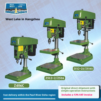 Perceuse d'établi industrielle West Lake Z516 550W 380V avec moteur, diamètre de perçage maximal de précision 16 mm