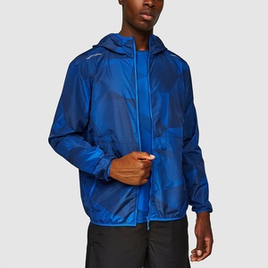 Veste coupe-vent personnalisable légère à imprimé intégral, dernier design, pour homme - Product Image 3