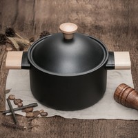 Panci dan wajan besi kualitas tinggi, panci dan wajan Set 5 buah anti lengket, stok dapur, panci penggorengan dengan tutup