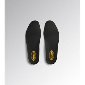 Semelles Diadora Insole Plus Rec 45 Noir Jaune Utility Comfort, semelles recyclées en EVA et charbon actif - Product Image 1