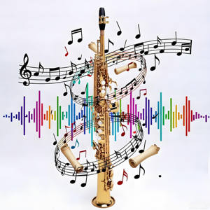 卸売 高級プロ仕様 Bb ゴールデンソプラノサックス 金メッキ仕上げ 真鍮製楽器 防錆 - Product Image 1