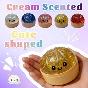 Jouet Squishy Boulette Scintillante, Boîte Mystère de Boulettes Baozi, Jouet Sensoriel Squishy Alimentaire Coloré, Balles Anti-Stress à Presser - Product Image 3