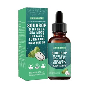Gotas de Fruta de <span class=keywords><strong>Annona</strong></span> Litchi Herbal de Marca Privada, Gotas de Guanábana, Líquido Oral de Guanábana y Graviola para Adultos - Product Image 1