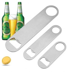 Vente à chaud Ouvre-bouteille vierge personnalisé par sublimation Ouvre-bouteille de bière de bar Ouvre-bouteille plat en acier inoxydable 420/ - Product Image 1