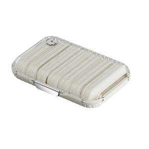 Sunomi - Pastillero de 7 días con compartimentos, organizador de medicamentos portátil, estuche de almacenamiento hermético para suplementos para la salud - Product Image 3