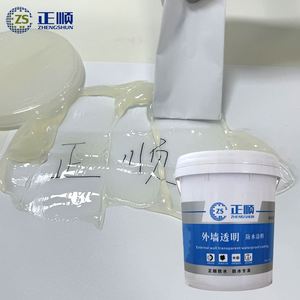 Scellant transparent incolore pour la réparation des fissures des murs extérieurs, revêtement imperméable pour bâtiments, revêtement transparent imperméable - Product Image 1