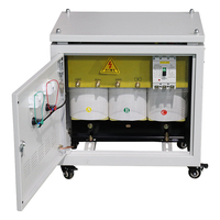 Transformateur de surtension triphasé à bobine toroïdale en plastique, type sec, 220V 110V vers 380V 240V 208V 400V, 70KVA 80KW