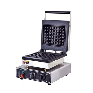 <span class=keywords><strong>Gaufrier</strong></span> de machine de casse-croûte de plaque simple de grande grille de revêtement antiadhésif d'utilisation commerciale - Product Image 1