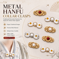 Boutons décoratifs Hanfu en alliage de zinc, style chinois vintage, écologiques, avec fermoirs grenouille métalliques, personnalisés par le fabricant