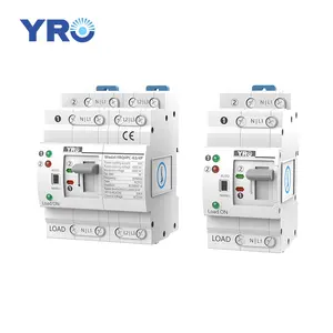 YRO MCB ATS Interruptor de transferência de energia dupla 4P 3 Fase 40A 50A 63A ATS Interruptor de comutação automática de energia dupla engrenagem