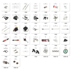 Wltoys 104001 RC Car Spare parts 1/10 Scale RC Car Parts 144001 toutes les pièces siège de type C/dent active arrière/plaque de choc/pneu