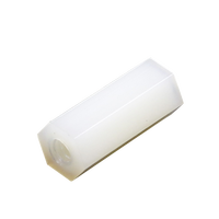 Nouvel espaceur hexagonal en nylon PA66 non conducteur, disponible en stock, entretoise hexagonale # Filetage 6-32*5/8 pour projets d'assemblage de circuits imprimés
