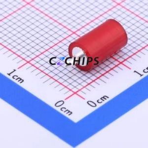 6037 Test Point / Test Loop Connector Pin Type (Through Board) Red 4.8mm - Product Image 2