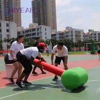 Fabricant professionnel jeu de sport interactif gonflable construction d'équipe jeu de sport à roulement carré