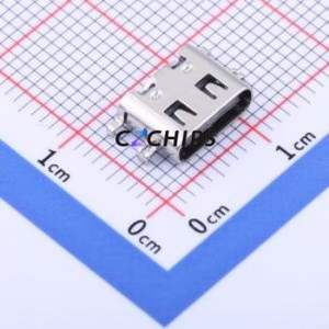 USB-TYPE-C-011 USB <b>Connector</b> SMD <b>Connector</b> ( <b>Connector</b> Type: Type-C )( Gender: Female )( Mounting Type: Sink Board ) - Product Image 1