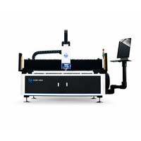 Mesin Pemotong Laser Serat Plat Tunggal 2000W CNC Otomatis untuk Logam
