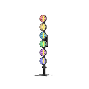 ไฟ LED Wash Light 200W มุมลำแสง 120 องศา 6x50W Golden COB 168x0.5W RGB สำหรับงานอีเว้นท์ - Product Image 1