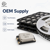 Résonateur à cristal de quartz SMD 24 MHz 20 pF 30 ppm, faible consommation, haute stabilité, qualité industrielle, plage de température -40~+85 pour IoT intelligent