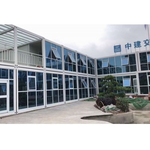 Casa contenedor plegable móvil de 40 pies de China, casas dúplex modulares prefabricadas, casa móvil con Panel sándwich expandible a la <span class=keywords><strong>venta</strong></span> - Product Image 1