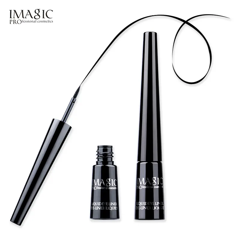 IMAGIC Black Series Eyeliner Liquid Quick-Dry Sweat-Resistant Not Smudge Eyeliner With Brush