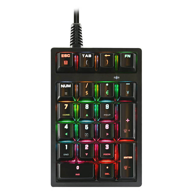 The New Listing Numeric Keypad Wired Keycaps Mechanical Keyboard USB Numeric Keypad
