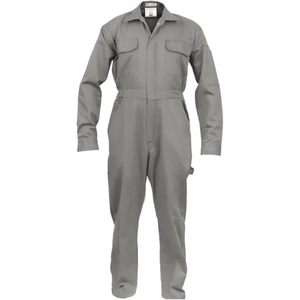 Overol de Trabajo para Hombre, Manga Larga, Color Gris Claro, Talla 3XL, Unisex, Liso - Product Image 1