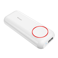 Vente en gros de batteries externes magnétiques sans fil 5000 mAh, mini portables, ultra-minces, 2 en 1, chargeur sans fil USB 5W pour montre connectée