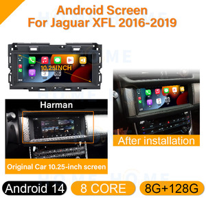 Новый Android 14 MTK 10,25 "DVD видеоплеер для Jaguar XFL 2016-2019 GPS навигация беспроводной Carplay HD экран - Product Image 6