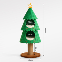 Cadre d'escalade d'arbre à chat de Noël et condo avec griffoir pour maison de chats d'intérieur tour d'arbre de corde de Jute robuste livraison rapide