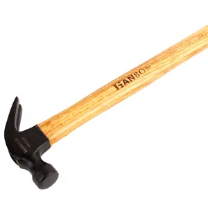 五金设备羊角锤实心钢锻造框架锤，带专利木柄