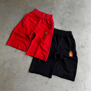 Pantalon de survêtement décontracté pour homme, coupe personnalisée, jambe large, coupe ample, en coton épais, avec taille élastique et poche ceinture, anti-échirrure - Product Image 1