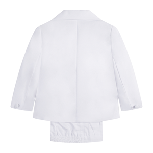 Ensemble blanc pour garçons, tenue de cérémonie pour enfants, costume de mariage, tenue de pageant, costume de porteur d'alliances, tenue de baptême, <span class=keywords><strong>blazer</strong></span> de gentleman, costume 3 pièces - Product Image 3