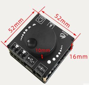 XY-AP50L มินิ BT 5.0 50w+50w บอร์ดเครื่องขยายเสียงดิจิตอลไร้สาย สเตอริโอแอมป์ 3.5 มม. AUX USB APP - Product Image 3