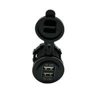Prise d'alimentation USB double 5V 4.8A DC (2.4A+2.4A) pour camping-car, bateau, caravane